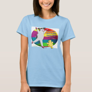Camiseta Aqueles que desejam cantar encontram sempre uma