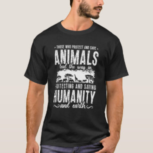 Camiseta Aqueles Que Protegem E Amam Reserva Natural Conser