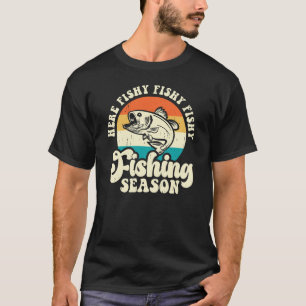 Camiseta Aqui, época de pesca pescado