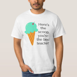Camiseta Aqui está a colher, você é o melhor professor!