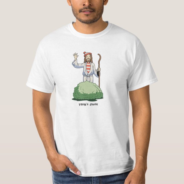 Camiseta Aqui está Jesus! (Frente)