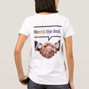 Camiseta Aqui está o acordo