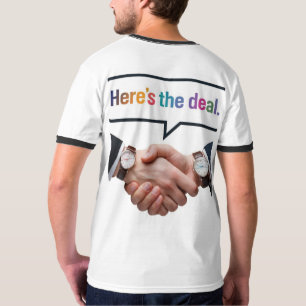 Camiseta Aqui está o acordo