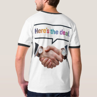 Camiseta Aqui está o acordo