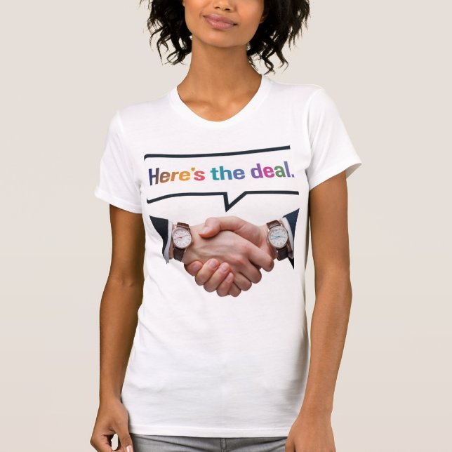 Camiseta Aqui está o acordo (Frente)