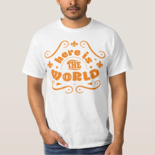 Camiseta Aqui está o mundo
