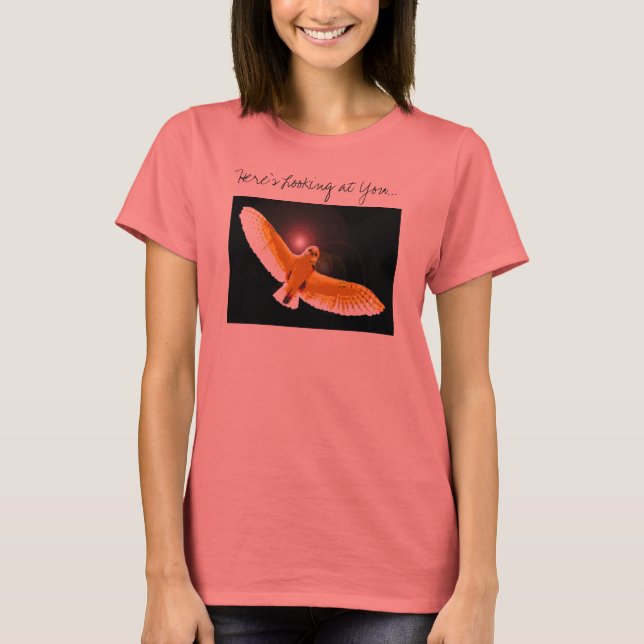 Camiseta Aqui está Olhando para você... (Frente)