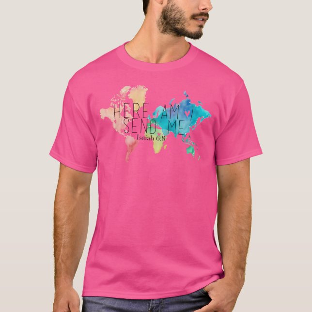 Camiseta Aqui Estou Eu Pai (Frente)