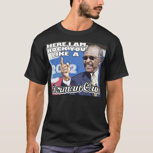 Camiseta Aqui eu estou. Rocha você gosta de um tshirt de (Frente)
