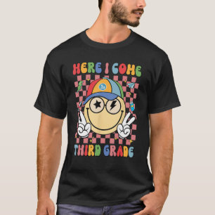 Camiseta Aqui Eu Vim A 3ª Série Groovy Sorrindo Cheque