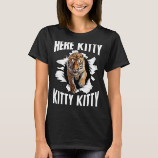 Camiseta Aqui Gatinho Gatinho Gatinho Grande Gato Lover Tig