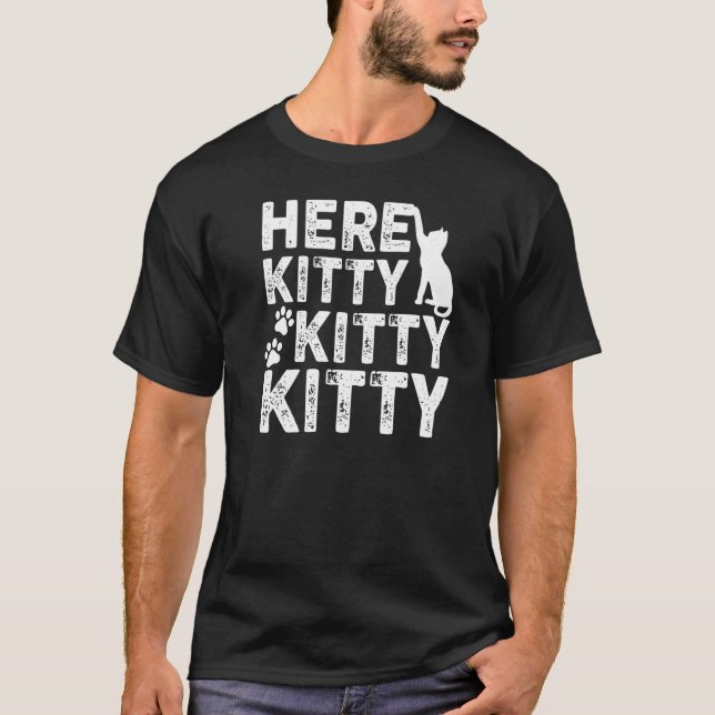 Camiseta Aqui, Gato Gatinho Gatinho Gatinho (Frente)