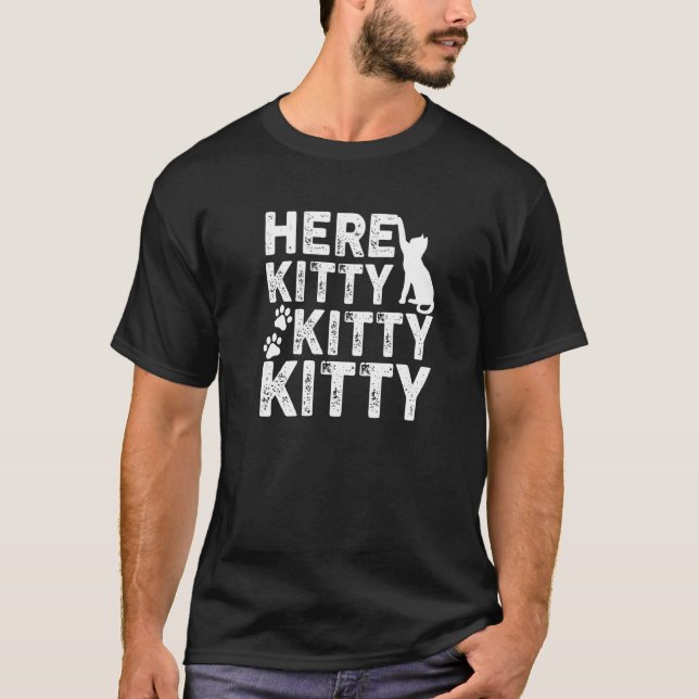Camiseta Aqui, Gato Gatinho Gatinho Gatinho (Frente)