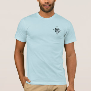 Camiseta Aqui há Dragões (apenas design frontal)