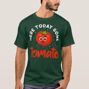 Camiseta Aqui Hoje, O Veganismo Do Tomate Foi Design Para O