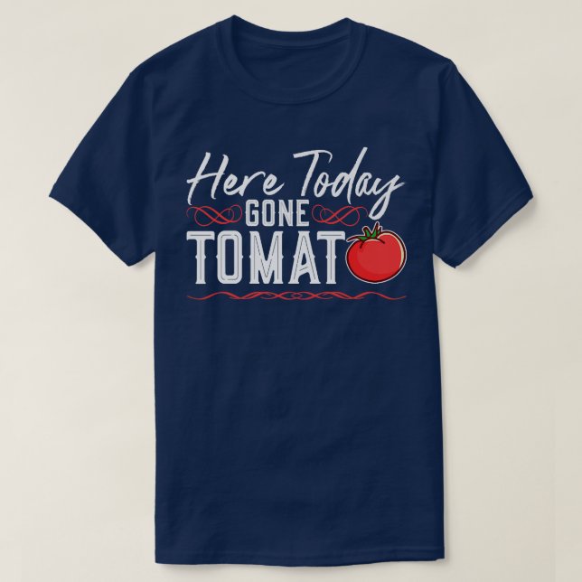 Camiseta Aqui Hoje Tomate, Vegan Punk Vegetarian (Frente do Design)