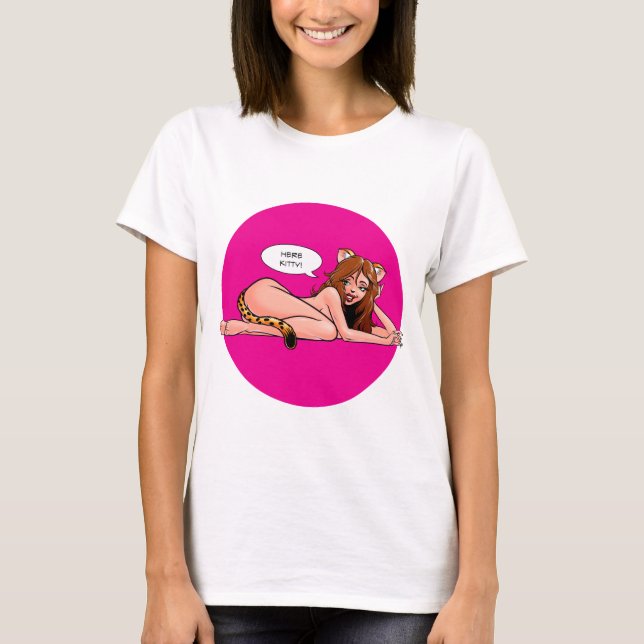 Camiseta Aqui Kitty (Frente)