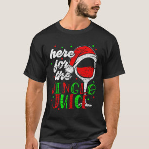 Camiseta Aqui Para A Festa De Feriado Engraçado Da Jingle J