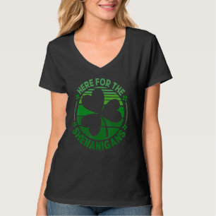 Camiseta Aqui Para O Caminhão Verde Shenanigans St Patricks