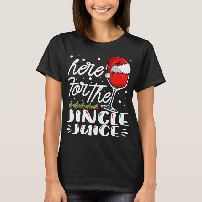 Camiseta Aqui Para O Dia De Natal Do Jingle Juice (Frente)