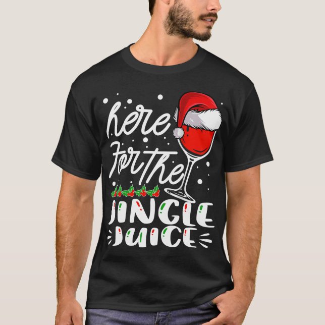 Camiseta Aqui Para O Dia De Natal Do Jingle Juice (Frente)
