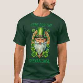 Camiseta Aqui para o Dia de São Patrício do Shenanigan