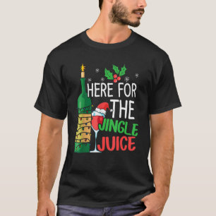 Camiseta Aqui Para O Natal Do Sumo De Jingle No Natal Do Xm