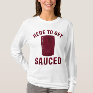 Camiseta Aqui Para Obter Um Feliz Molho Engraçado De Morang