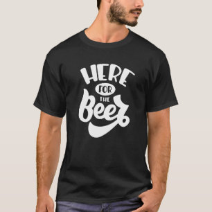 Camiseta Aqui Pela Cerveja Camping Lake Pai Mãe Engraçada S