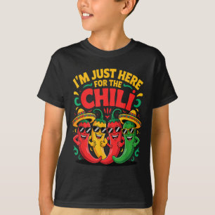 Camiseta Aqui pelo chili time engraçado de churrasco equipe