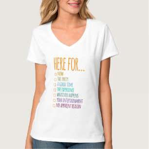 Camiseta Aqui por enquanto