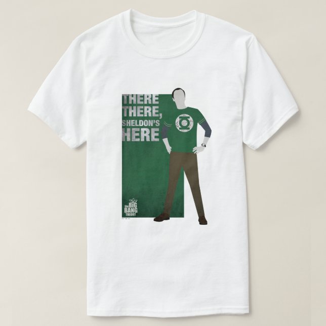 Camiseta Aqui, Sheldon está aqui (Frente do Design)