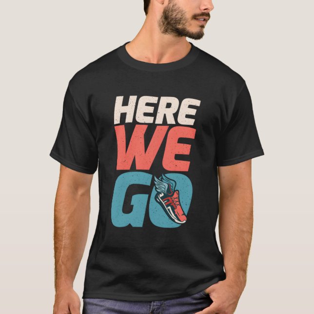 Camiseta Aqui Vamos Maratona (Frente)