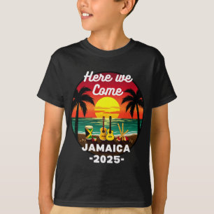 Camiseta Aqui Vamos Nós Jamaica 2025 Viagem de Família de V