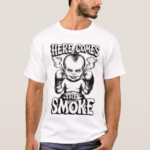 CAMISETA AQUI VEM A FUMAÇA 