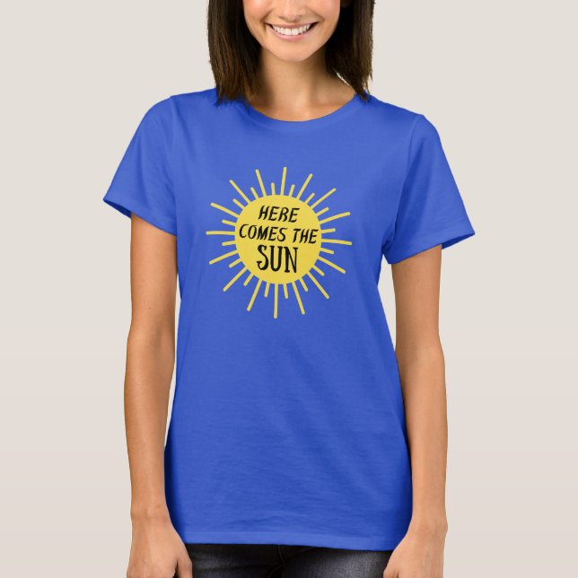 Camiseta Aqui Vem O Sol (Frente)