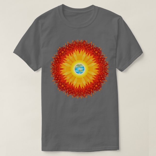 Camiseta Aqui vem o Sol (Frente do Design)