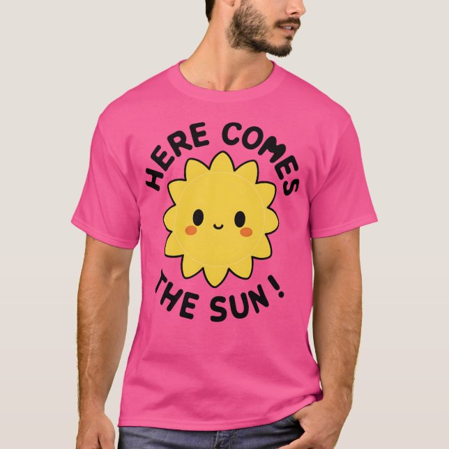 Camiseta Aqui Vem o Sol (Frente)