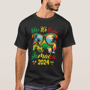 Camiseta Aqui Vemos Jamaica 2024 Férias Familiares Correspo