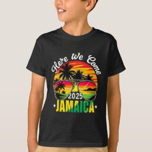 Camiseta Aqui Vemos Jamaica 2025 Férias Familiares Viagem M