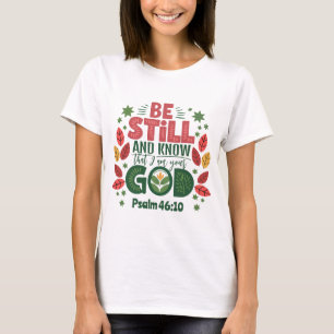 Camiseta Aquietai-vos e Sabei que Eu sou o vosso Deus