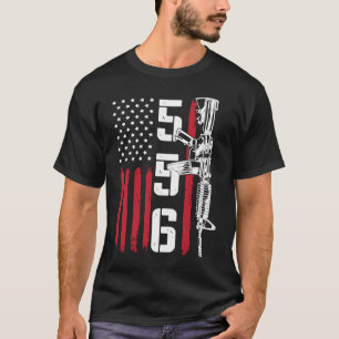 Camiseta Ar 15 American Flag Alt. 556