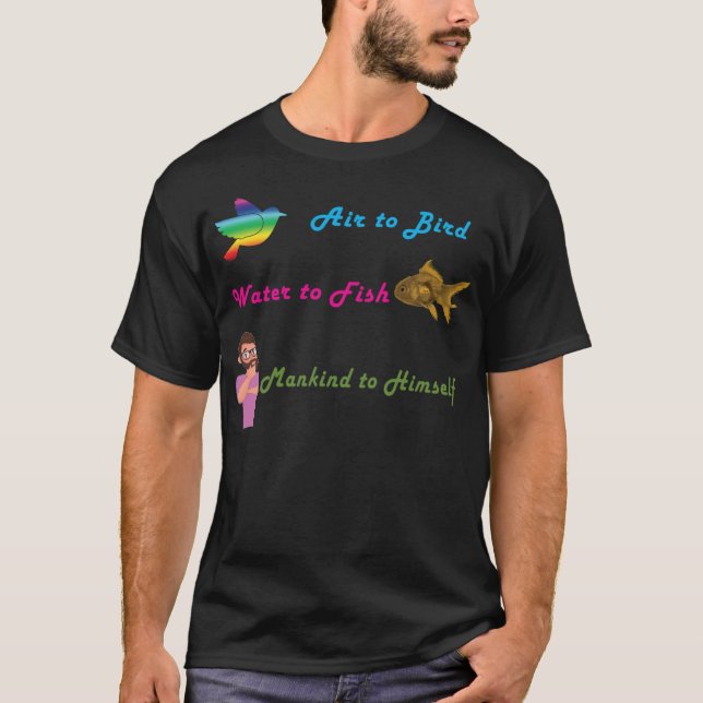 Camiseta Ar a cavalo dizendo cavalos (Frente)