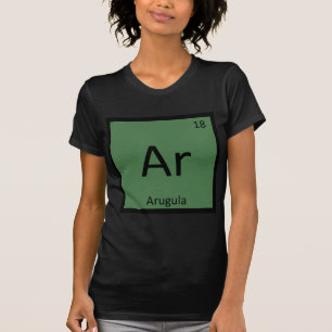 Camiseta Ar - Arugula Vegetal Química Mesa Periódica