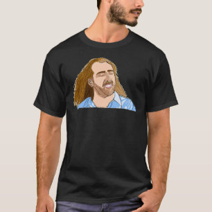 Camiseta Ar calmo Nicolas Cage Respiração ao ar fresco