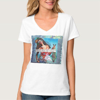 CAMISETA AR DE TSHIRT-OCEAN, CABELO SALGADO, VERÃO