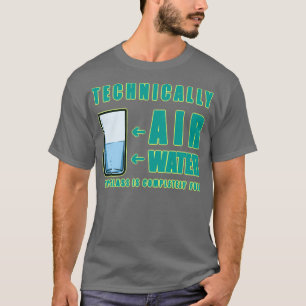 Camiseta Ar e água tecnicamente