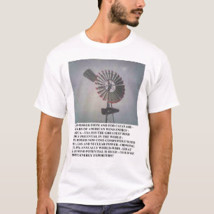 Camiseta Ar fresco do país - t-shirt 1 das energias eólic