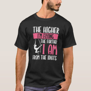 Camiseta Ar Hoop Aéreo Raio de Seda Aerialista Acrobat