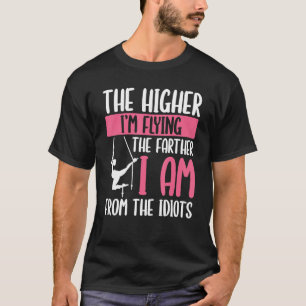 Camiseta Ar Hoop Aéreo Raio de Seda Aerialista Acrobat